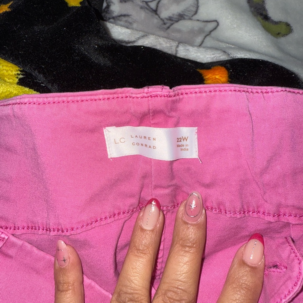 LC Lauren Conrad Pink Trousers